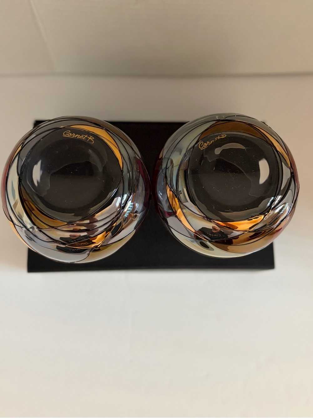 Set of 2 Cornet Barcelona Sagrada Stemless Balloon Wine Glasses - Picture 9 of 10